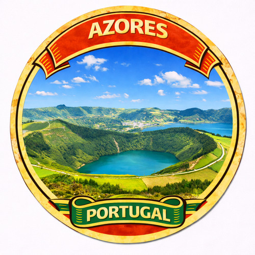 Azores portugal fridge magnet - azores,