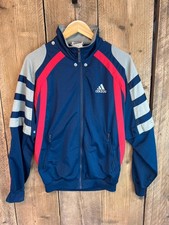 Vintage Men’s Adidas Tracksuit Top Large , 1990s Popper Sleeves