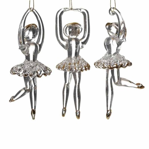 Glass christmas decorations - christmas, 3