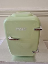 YASHE Mini Skincare Fridge Car/Home,5L-B Cans Small Fridge,AC/DC Pale Green