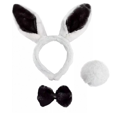 Rabbit ears headband bow tie - rabbit,