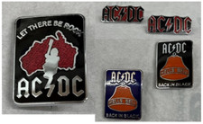 AC/DC ENAMEL PIN BADGE - X 3