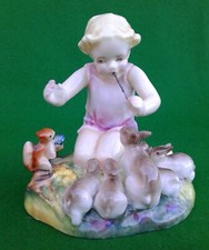 ROYAL WORCESTER “WOODLAND DANCE” - FREDA DOUGHTY - RW3076 - DATED 1956.