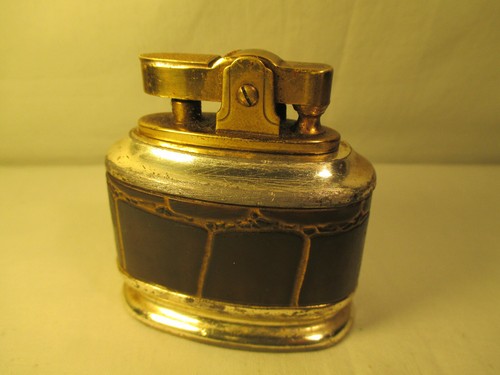 Vintage gas table lighter - vintage,