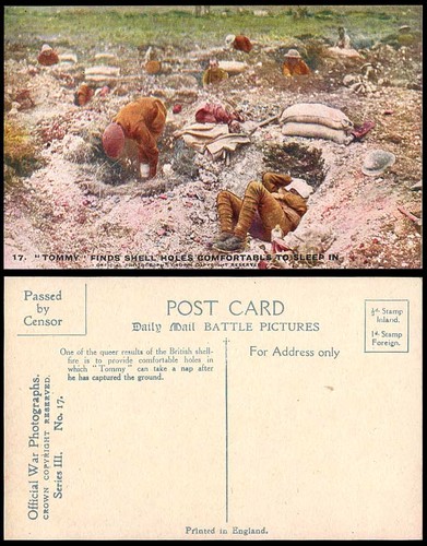 Ww1 daily mail old postcard - ww1,