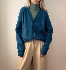 90s James Pringle teal wool