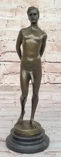 BRONZE STATUE--MALE NUDE--GAY