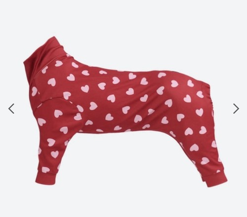 Sparks paws dog pajama red - pajama,
