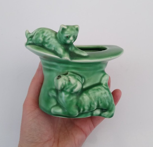Sylvac green top hat - hat, with