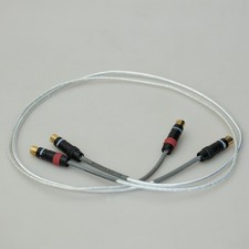 Pair Nordost Silver Shadow 75 ohm SPDIF RCA digital interconnects, 1m length