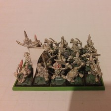 Warhammer Orcs & Goblins 20 Forest Goblin Arrer / Archer Metal oop Command rare