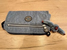 Kipling Wash Bag Blue w. 'Pum' Monkey Travel Bag ~super cool, travel with style!