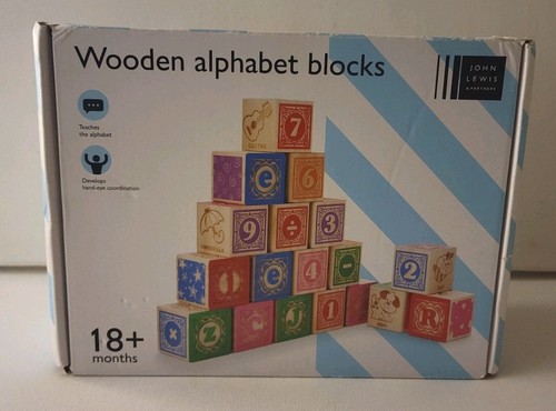 John lewis wooden - john, alphabet