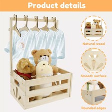 Wooden Baby Storage Crate