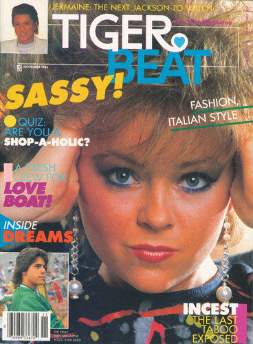 Tiger beat magazine november - magazine,