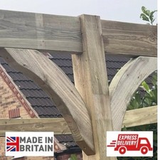 💥 Wooden Tanalised Arched