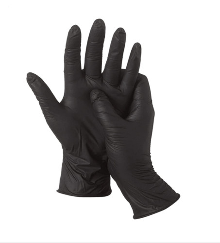 Disposable black nitrile - black,