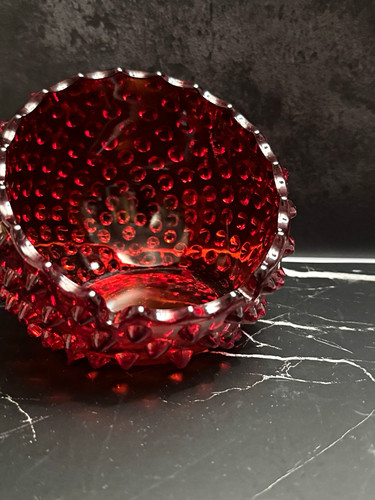 Fenton hobnail ashtray - fenton,