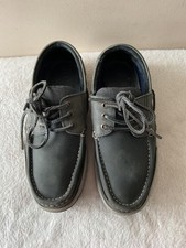 DUBARRY real leather ladies blue grey loafer deck shoe boat shoe size 6/39