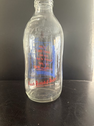 Vintage 1980s pint dairy - 1980s, 1-pint
