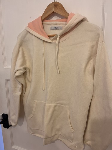 Replay knitwear cream hoodie - replay,