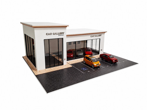 Scale auto showroom - scale,