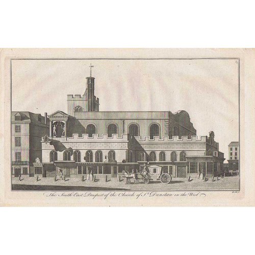 London church dunstan - church,