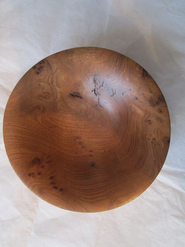 Hand turned wooden - wooden, bowl