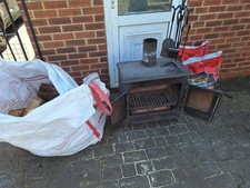 Fire Coal and Log Multifuel Stove Burner with Chimney Pipe