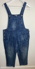 BNNT Pilcro Anthropologie crop slim leg jumpsuit W 32 14 NEW dungarees Overall
