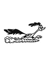 4” Road Runner vinyl car