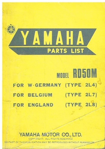 Yamaha rd50m - yamaha, b