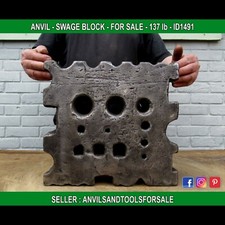 Anvil 137 lb - swage block -
