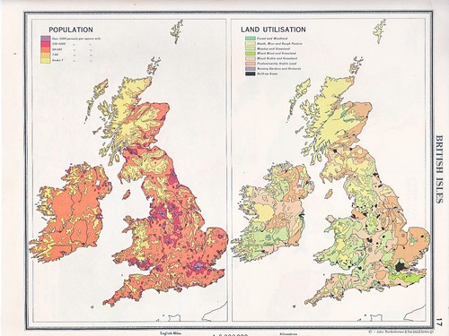 1961 map british isles - 1961,