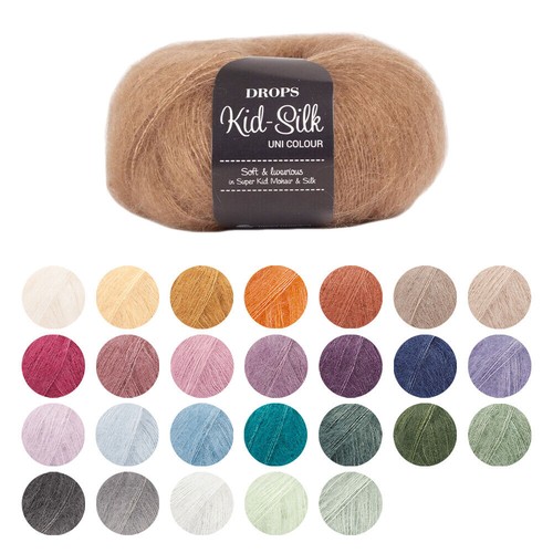 Drops fluffy mohair kid - drops, silk