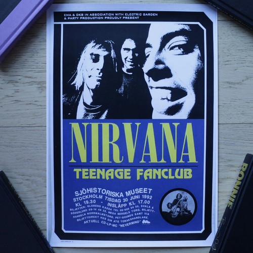 Nirvana teenage fanclub 1992 - fanclub,