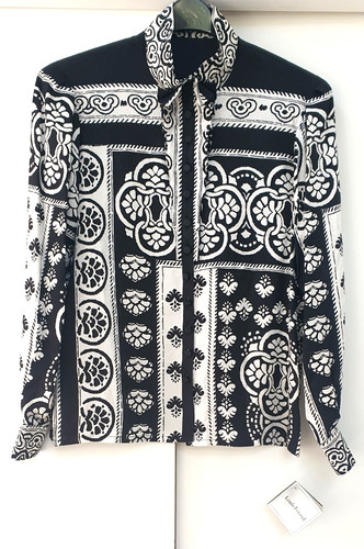Louis feraud 80s vintage silk - louis,