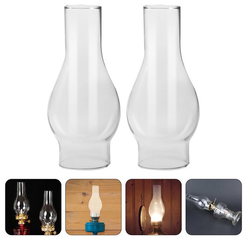 Pcs glass oil lamp shade - 2,
