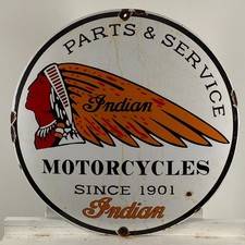 Indian Enamel Sign - Ø 50cm