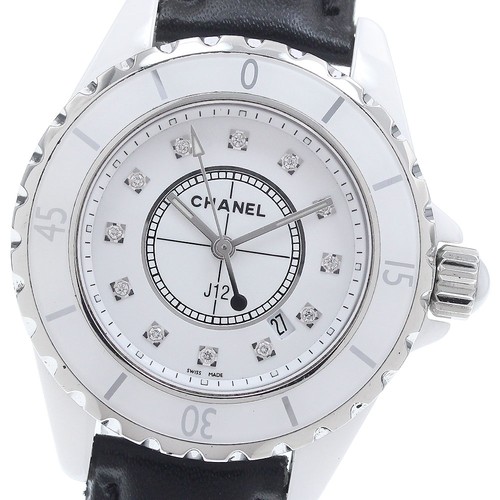 Chanel j12 h1628 white - white, ceramic