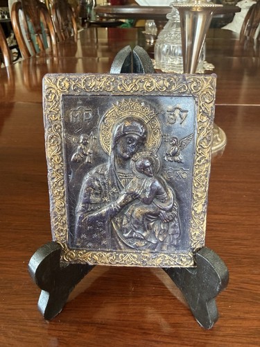 Antique wax rare icon has - antique,