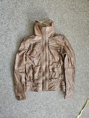 Superdry leather jacket - superdry,