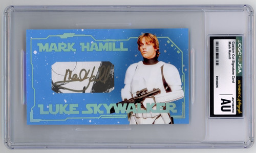 Mark hamill signed custom - hamill, cut