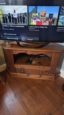 Solid wood (pine) corner TV unit