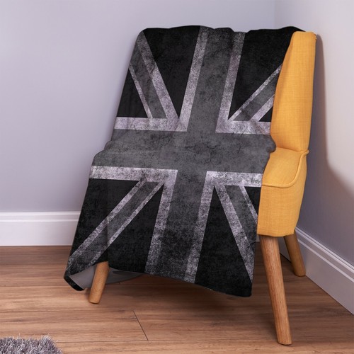 Grunge black white union - black,