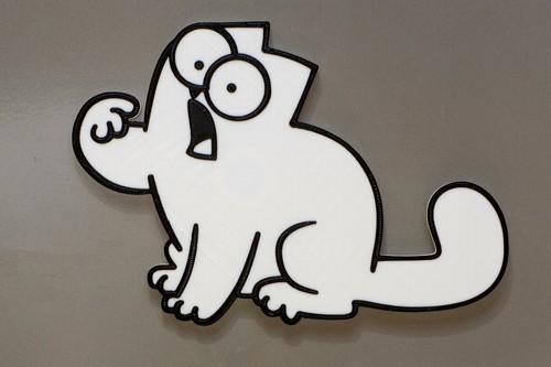 Simon cat fridge magnet - simon's,