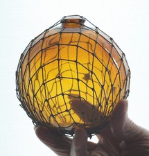 Antique glass fishing float 5"