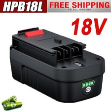 2x 1x Battery 18V for Black &