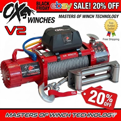 Electric winch 13500lb 12v - 13500lb,