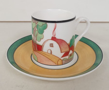 Wedgwood Clarice Cliff Café Chic Limited Edition Coffee Cup & Saucer Brookfields